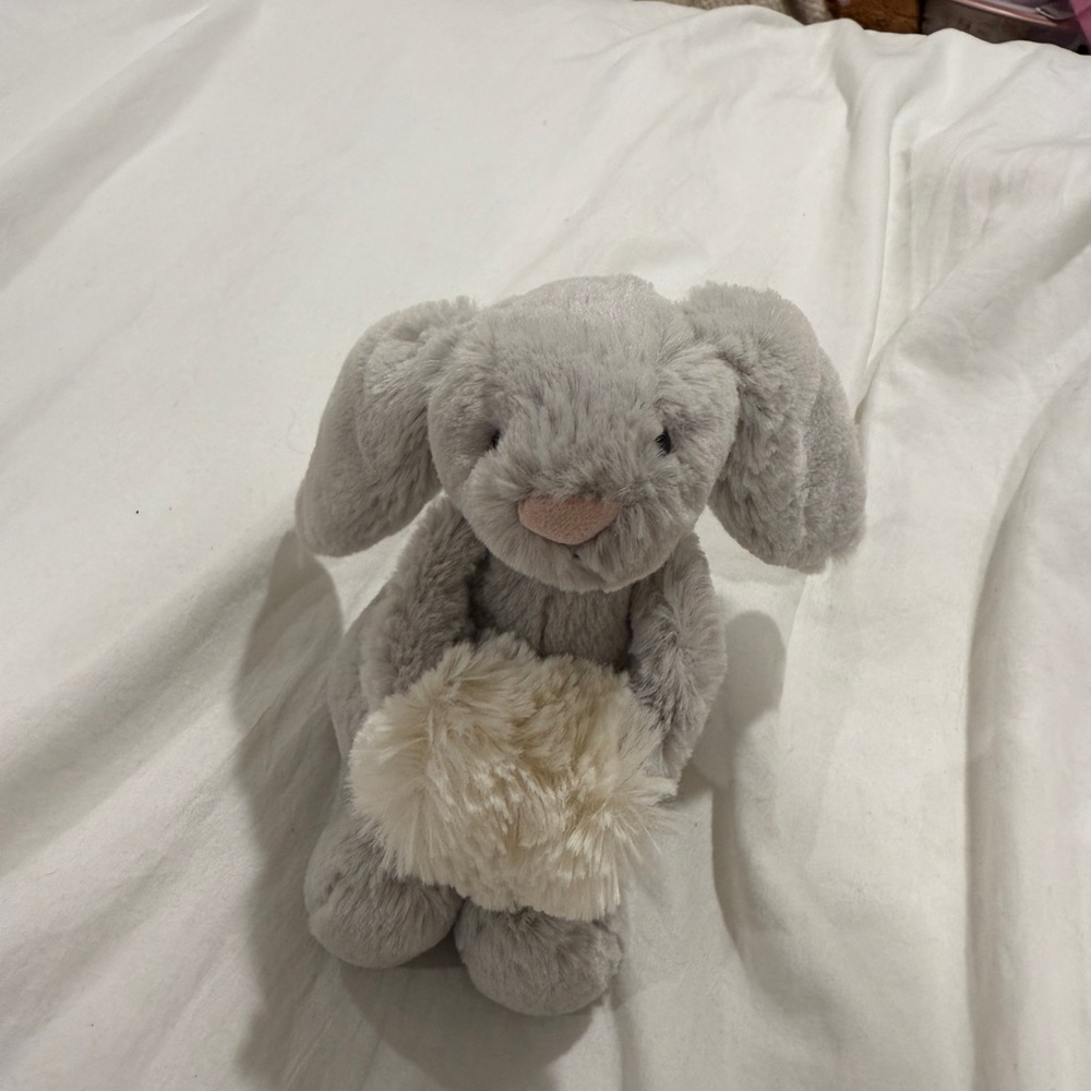 jellycat rare retired silver snow bunny